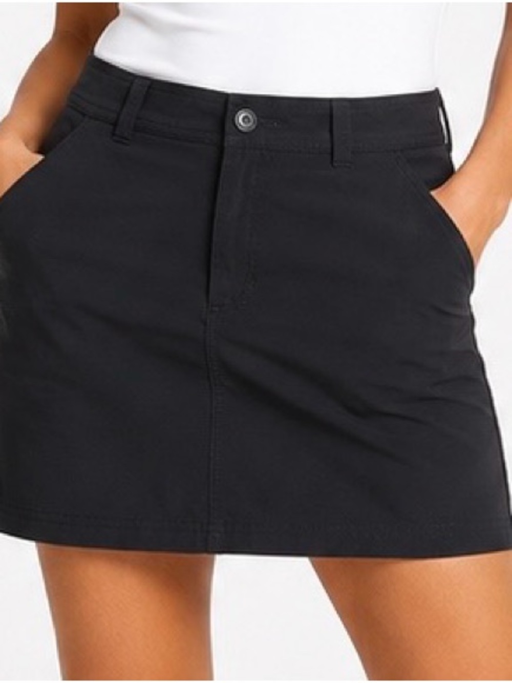 Eddie Bauer Adventurer 2.0 Black Performance Skort Women’s 10 Hiking Golf